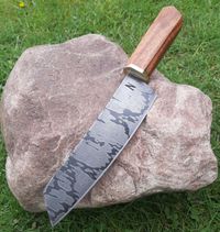 Damast K&uuml;chenmesser Santoku 675 Lagen